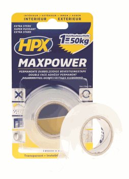 HPX MAXPOWER ΤΑΙΝΙΑ ΔΙΠΛΗΣ ΟΨΕΩΣ 19mmx 2m